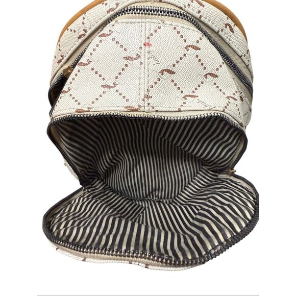 Vintage Baby Phat Backpack Purse Signature Cat Print Vinyl 2000s Y2K - Picture 8 of 9